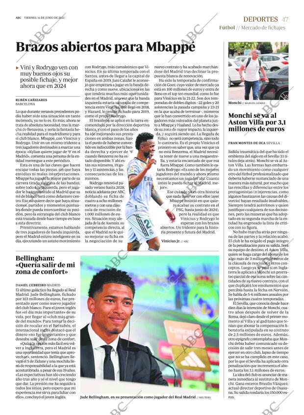 ABC MADRID 16-06-2023 página 47