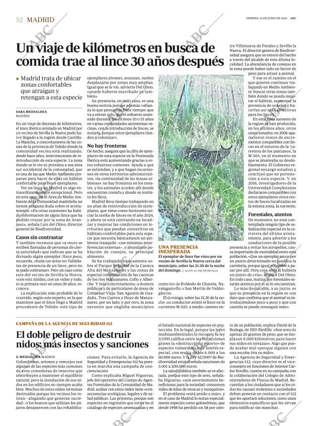 ABC MADRID 16-06-2023 página 52