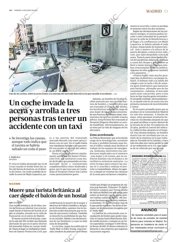 ABC MADRID 16-06-2023 página 53