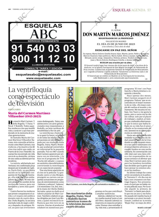 ABC MADRID 16-06-2023 página 57