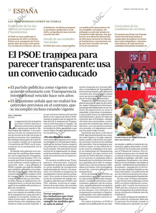 ABC MADRID 17-06-2023 página 14