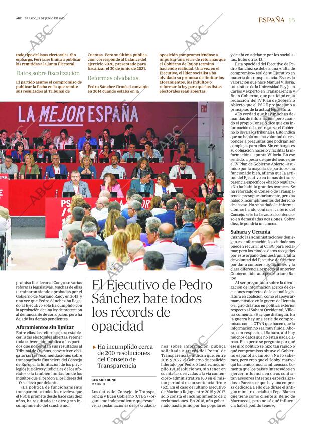 ABC MADRID 17-06-2023 página 15