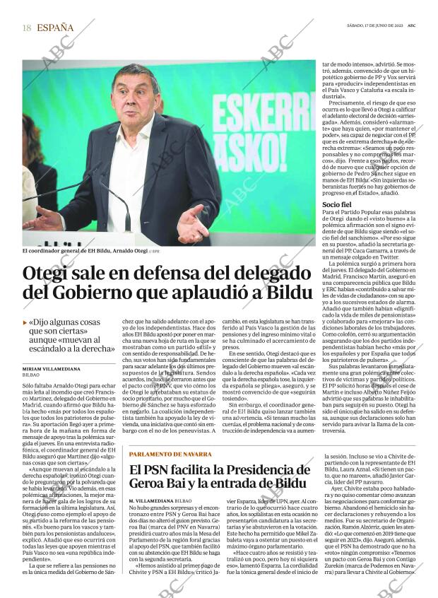 ABC MADRID 17-06-2023 página 18