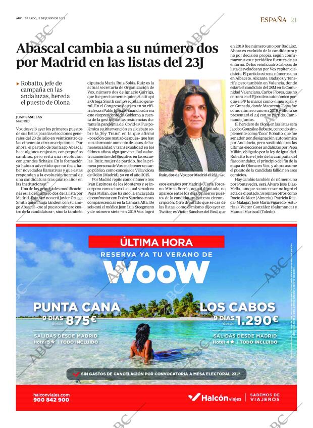 ABC MADRID 17-06-2023 página 21