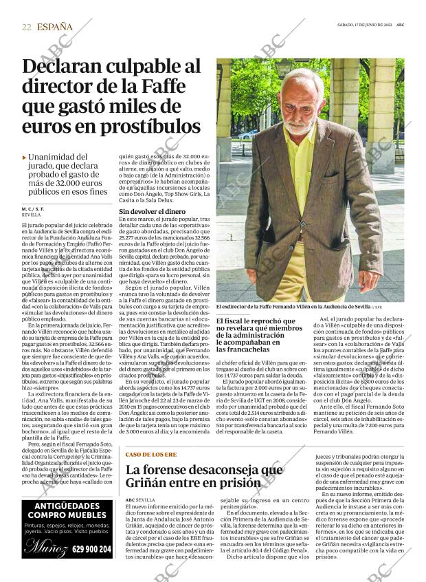 ABC MADRID 17-06-2023 página 22