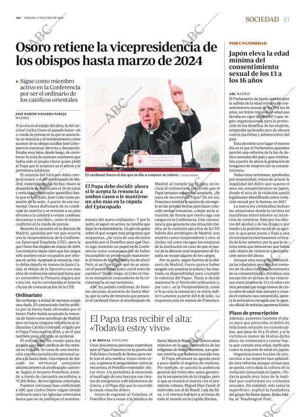 ABC MADRID 17-06-2023 página 43