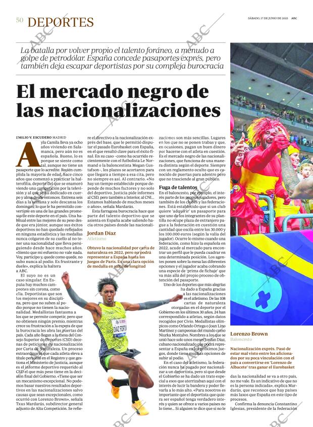 ABC MADRID 17-06-2023 página 50