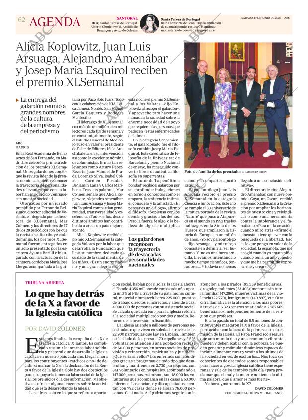 ABC MADRID 17-06-2023 página 62