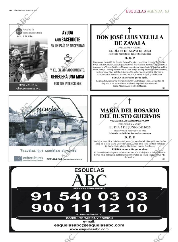 ABC MADRID 17-06-2023 página 63