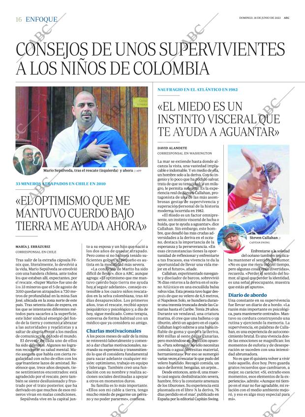 ABC MADRID 18-06-2023 página 16