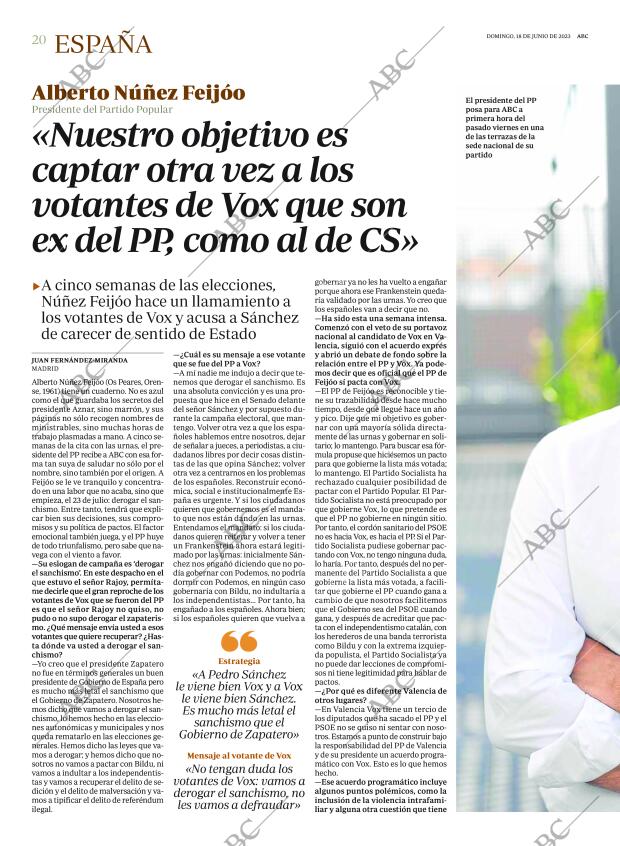 ABC MADRID 18-06-2023 página 20