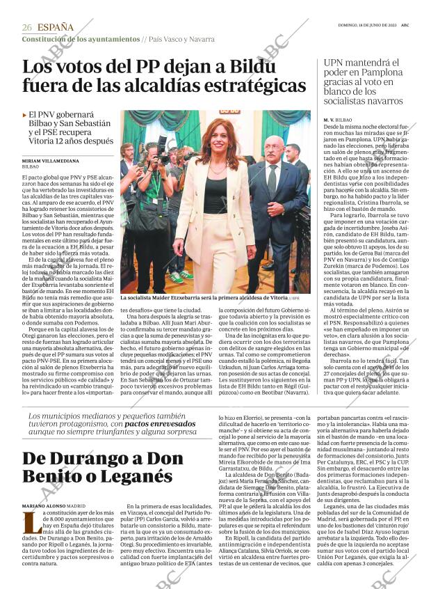 ABC MADRID 18-06-2023 página 26