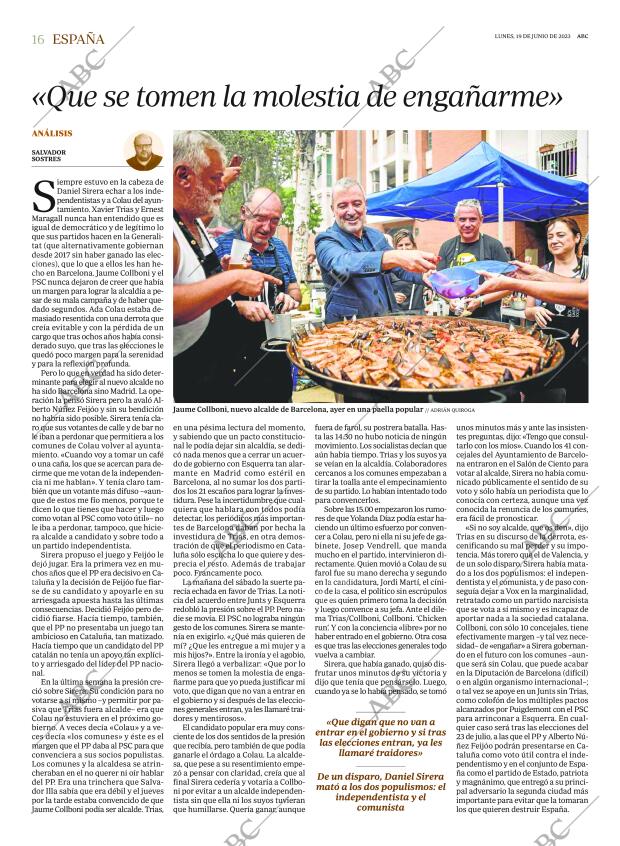 ABC MADRID 19-06-2023 página 16