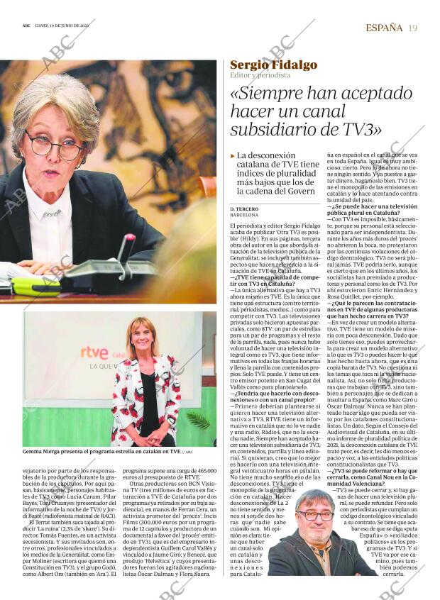 ABC MADRID 19-06-2023 página 19