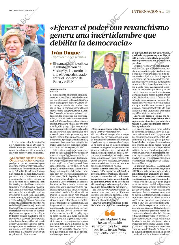 ABC MADRID 19-06-2023 página 25