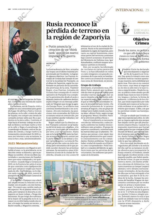 ABC MADRID 19-06-2023 página 29