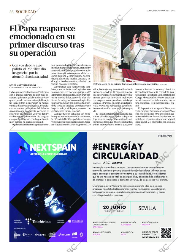 ABC MADRID 19-06-2023 página 36