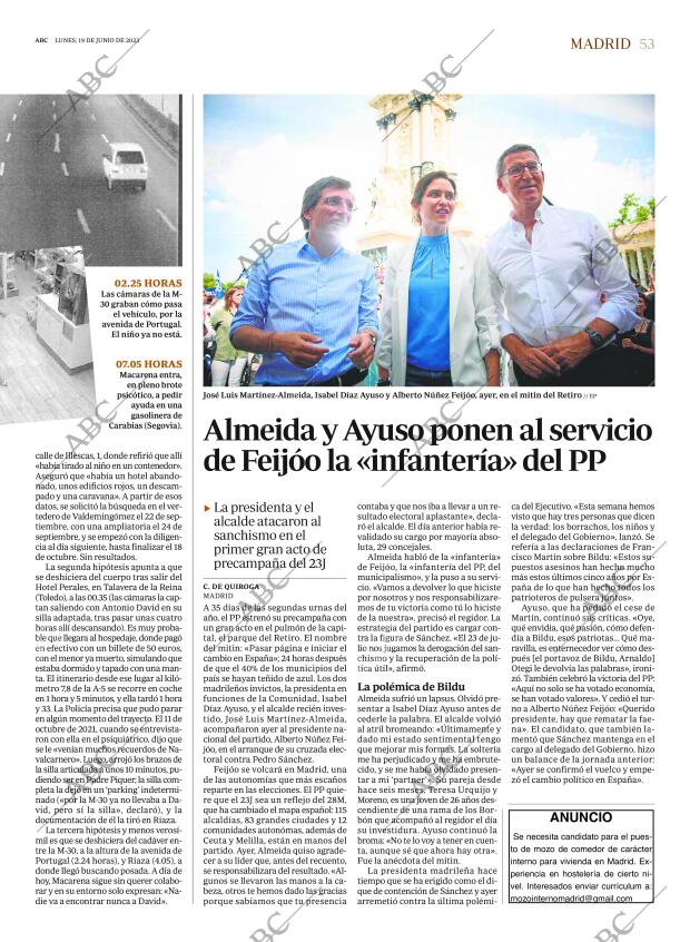 ABC MADRID 19-06-2023 página 53