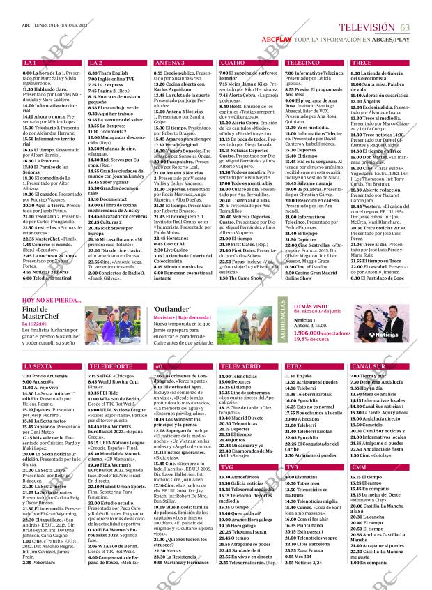 ABC MADRID 19-06-2023 página 63