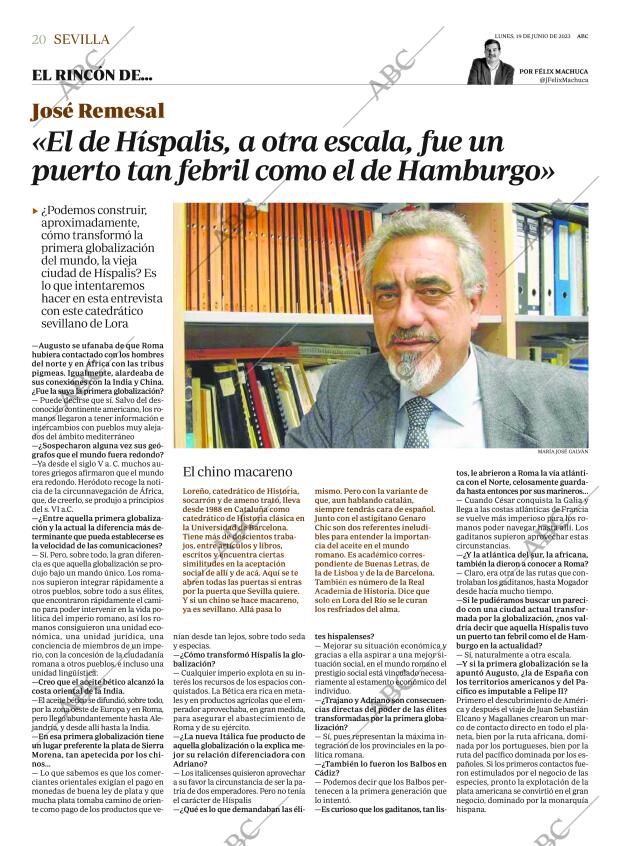 ABC SEVILLA 19-06-2023 página 20