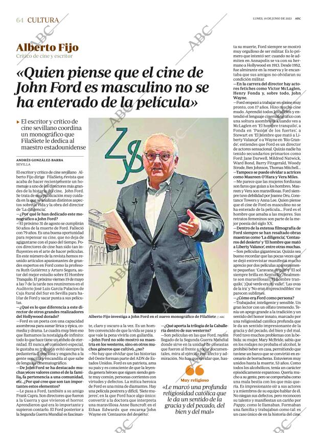 ABC SEVILLA 19-06-2023 página 64