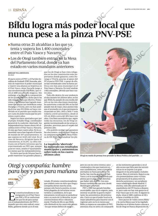 ABC MADRID 20-06-2023 página 18