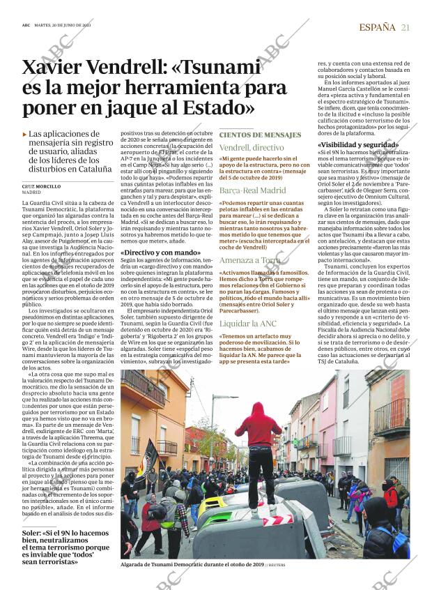 ABC MADRID 20-06-2023 página 21