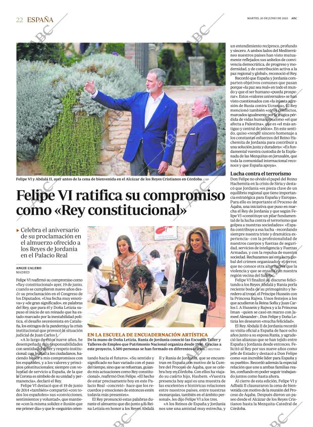 ABC MADRID 20-06-2023 página 22