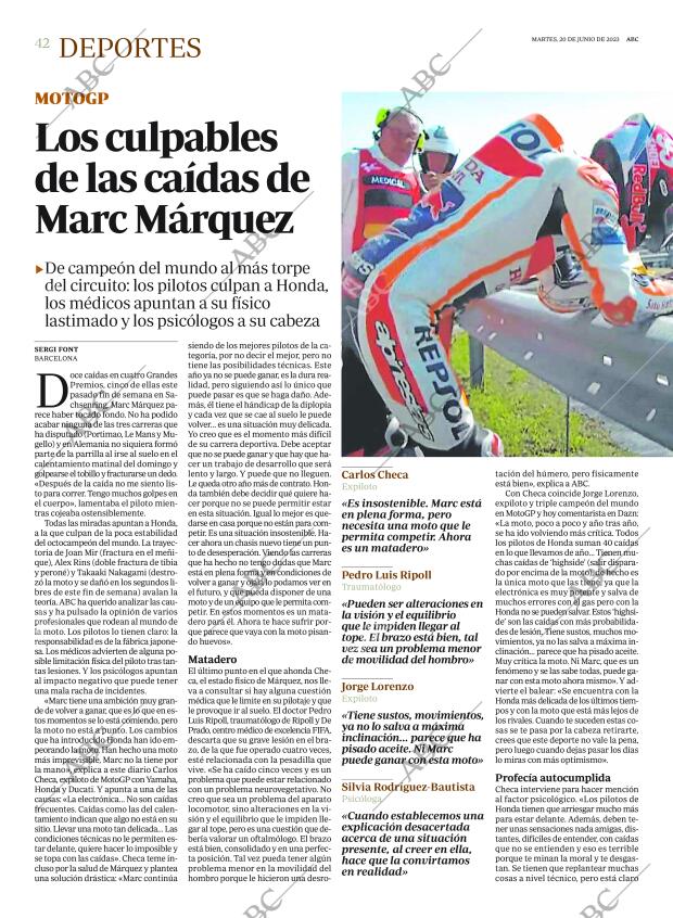 ABC MADRID 20-06-2023 página 42