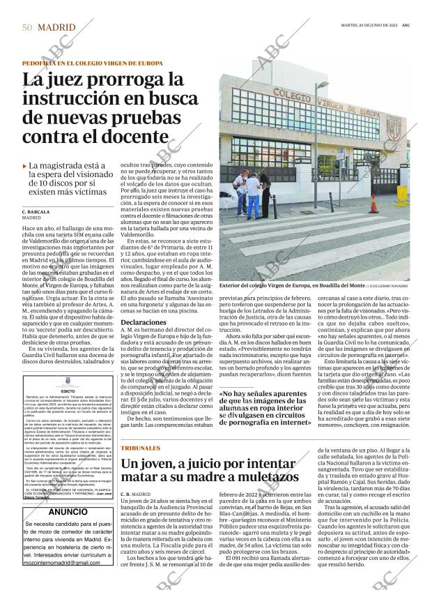 ABC MADRID 20-06-2023 página 50