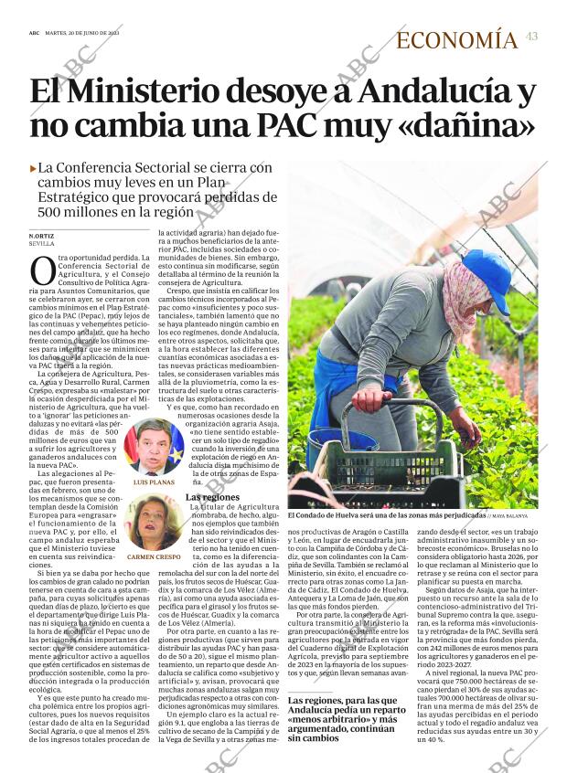 ABC SEVILLA 20-06-2023 página 43