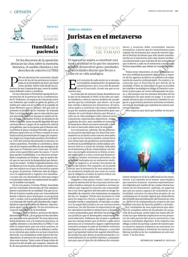 ABC SEVILLA 20-06-2023 página 8