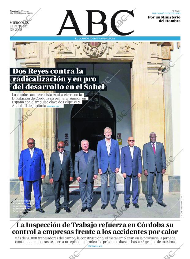 ABC CORDOBA 21-06-2023 página 1