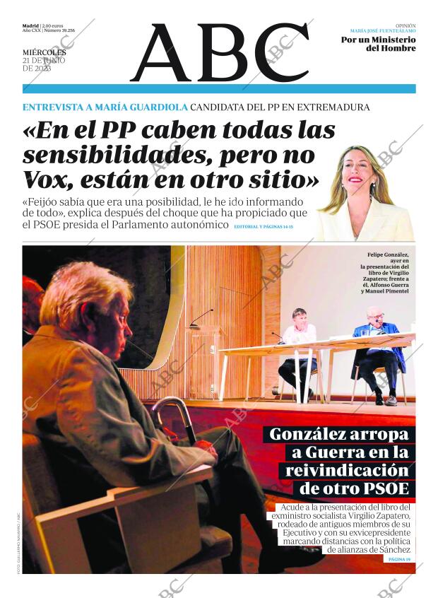 ABC MADRID 21-06-2023 página 1