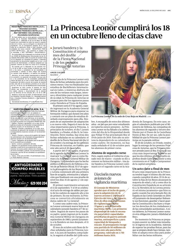 ABC MADRID 21-06-2023 página 22