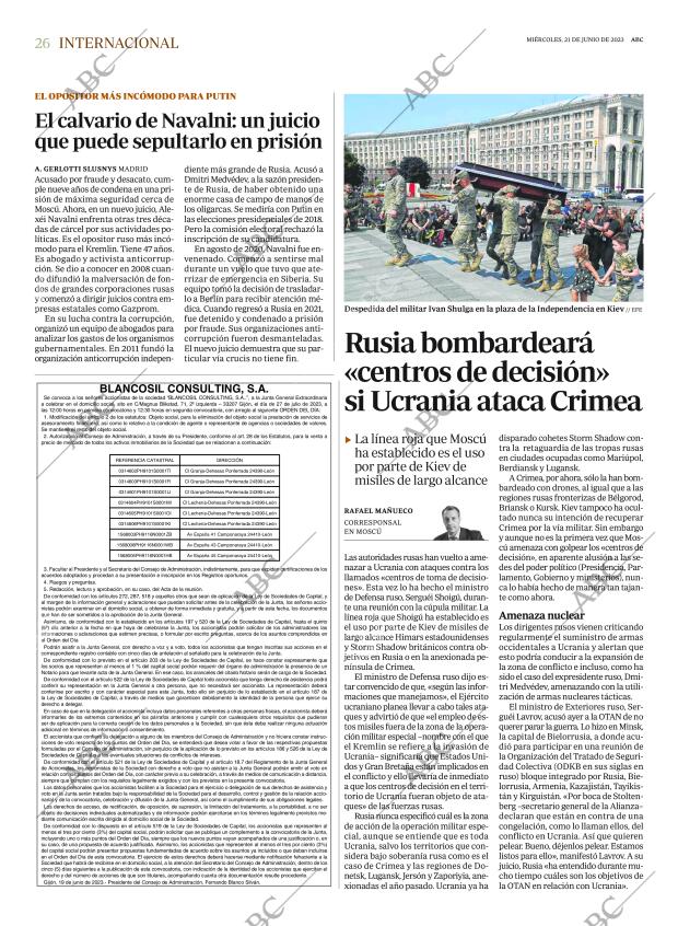 ABC MADRID 21-06-2023 página 26