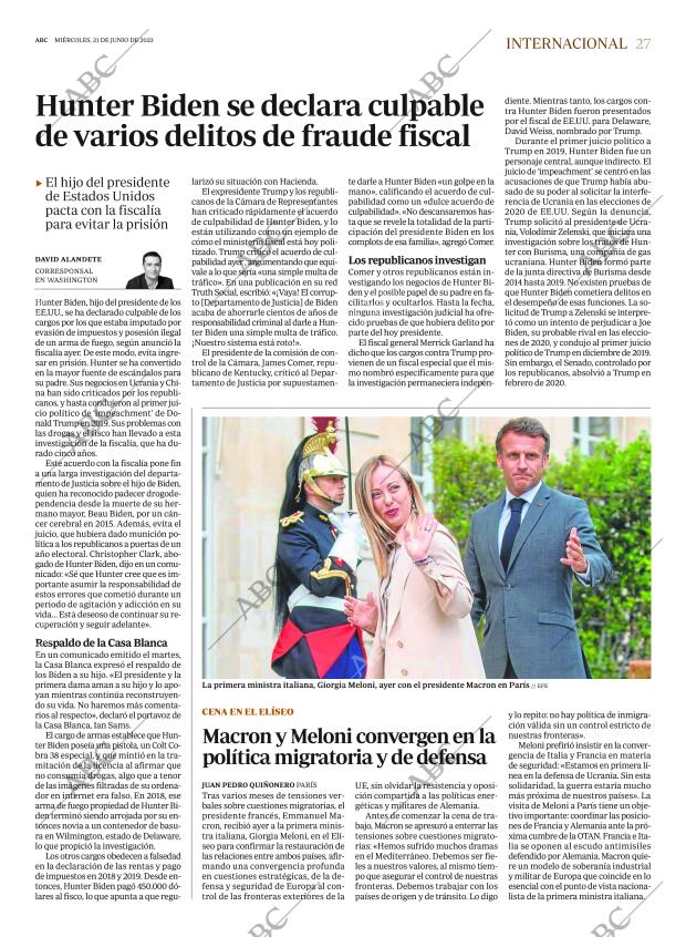 ABC MADRID 21-06-2023 página 27