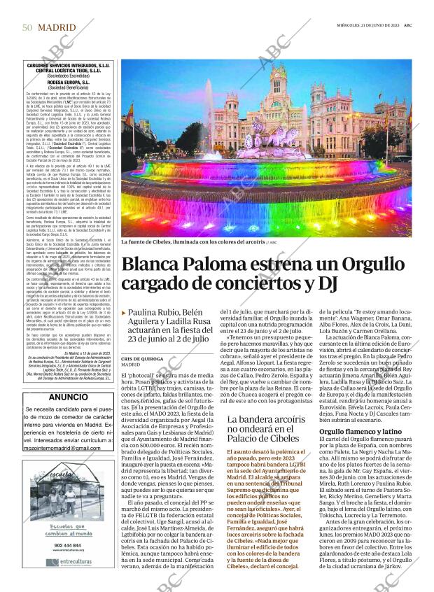 ABC MADRID 21-06-2023 página 50