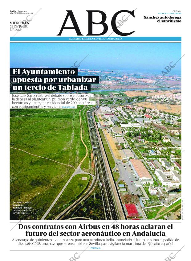 ABC SEVILLA 21-06-2023 página 1