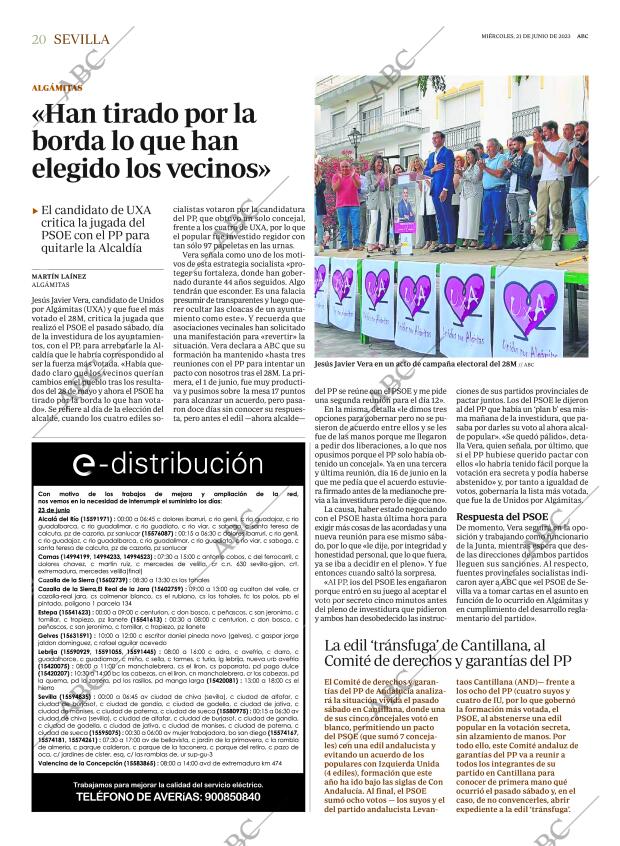ABC SEVILLA 21-06-2023 página 20