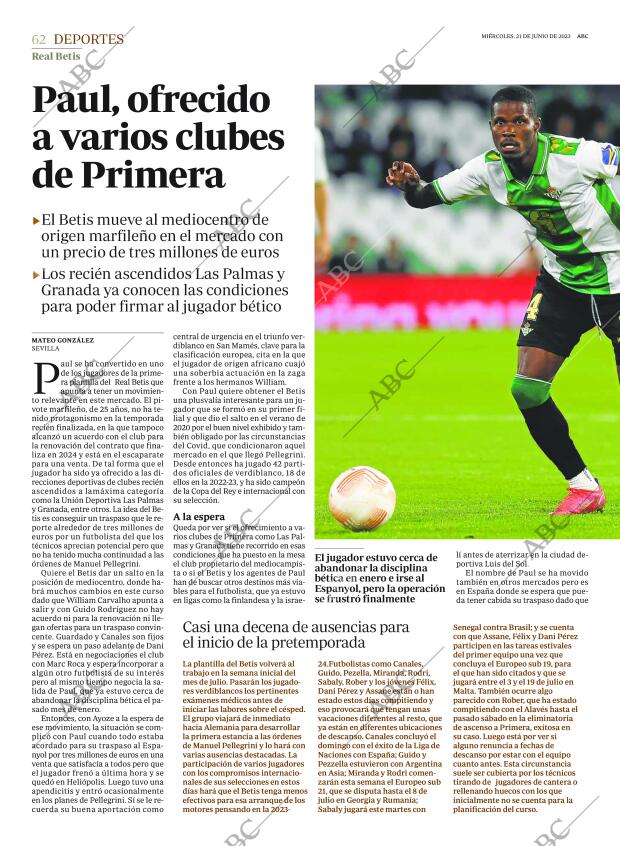 ABC SEVILLA 21-06-2023 página 62