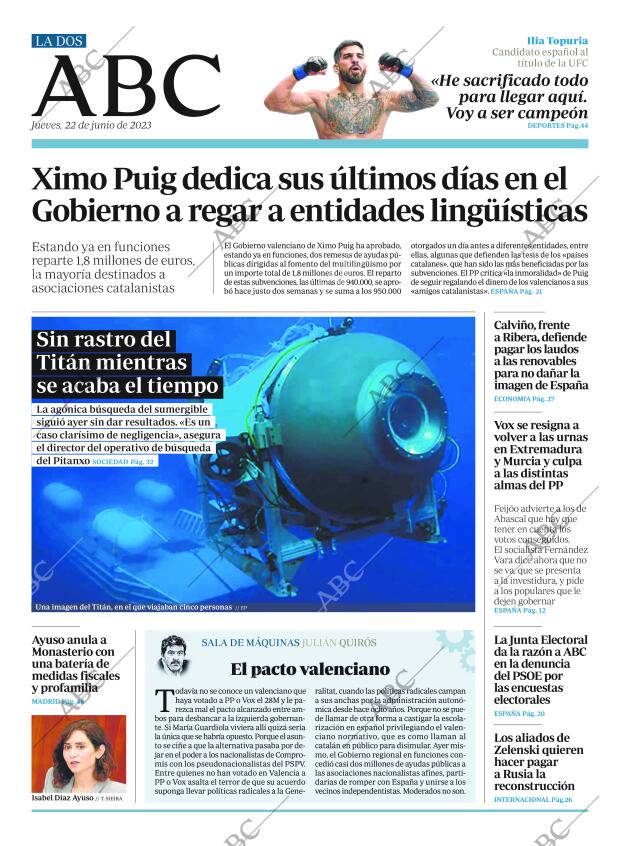 ABC MADRID 22-06-2023 página 2