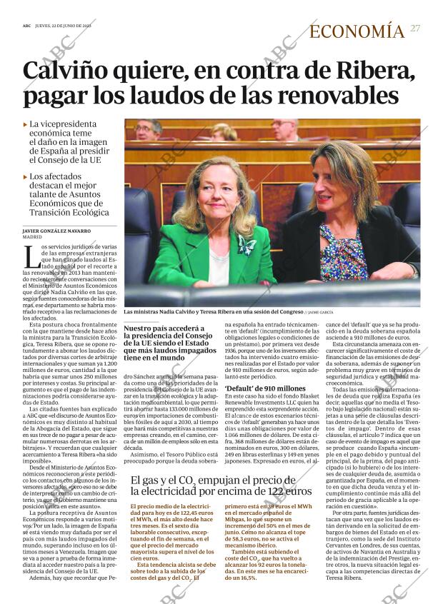 ABC MADRID 22-06-2023 página 27