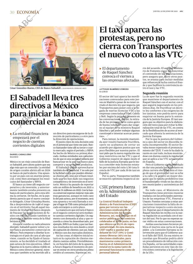 ABC MADRID 22-06-2023 página 30