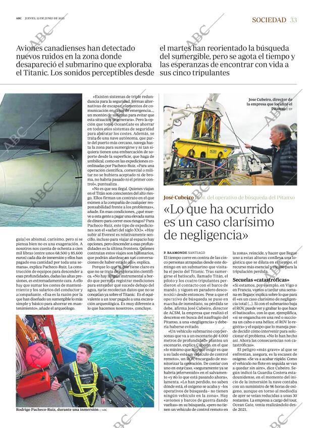 ABC MADRID 22-06-2023 página 33