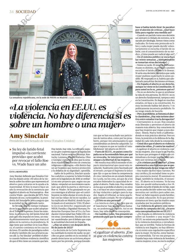 ABC MADRID 22-06-2023 página 34