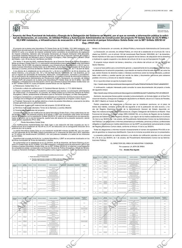 ABC MADRID 22-06-2023 página 36