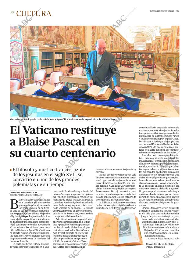 ABC MADRID 22-06-2023 página 38