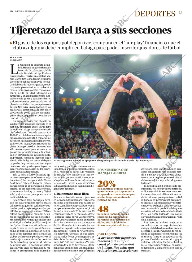 ABC MADRID 22-06-2023 página 43