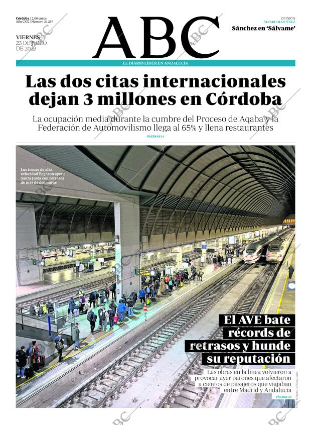 ABC CORDOBA 23-06-2023 página 1